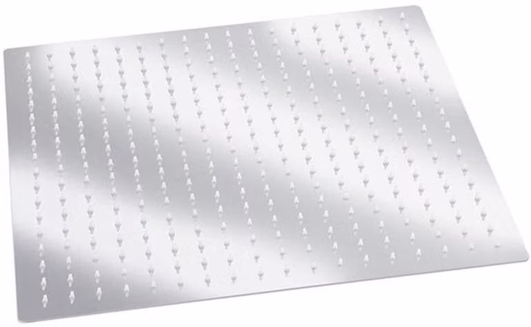 Regenduschekopf da 16 pollici - Doccia a soffitto quadrata - Doccia da incasso ultraleggera - Acciaio inossidabile - Sistema doccia - Alta pressione