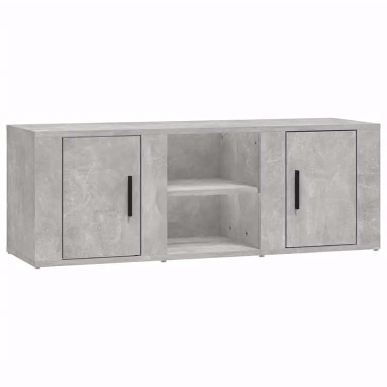 Mobile per TV Grigio Cemento 100x31,5x35 cm Legno Multistrato