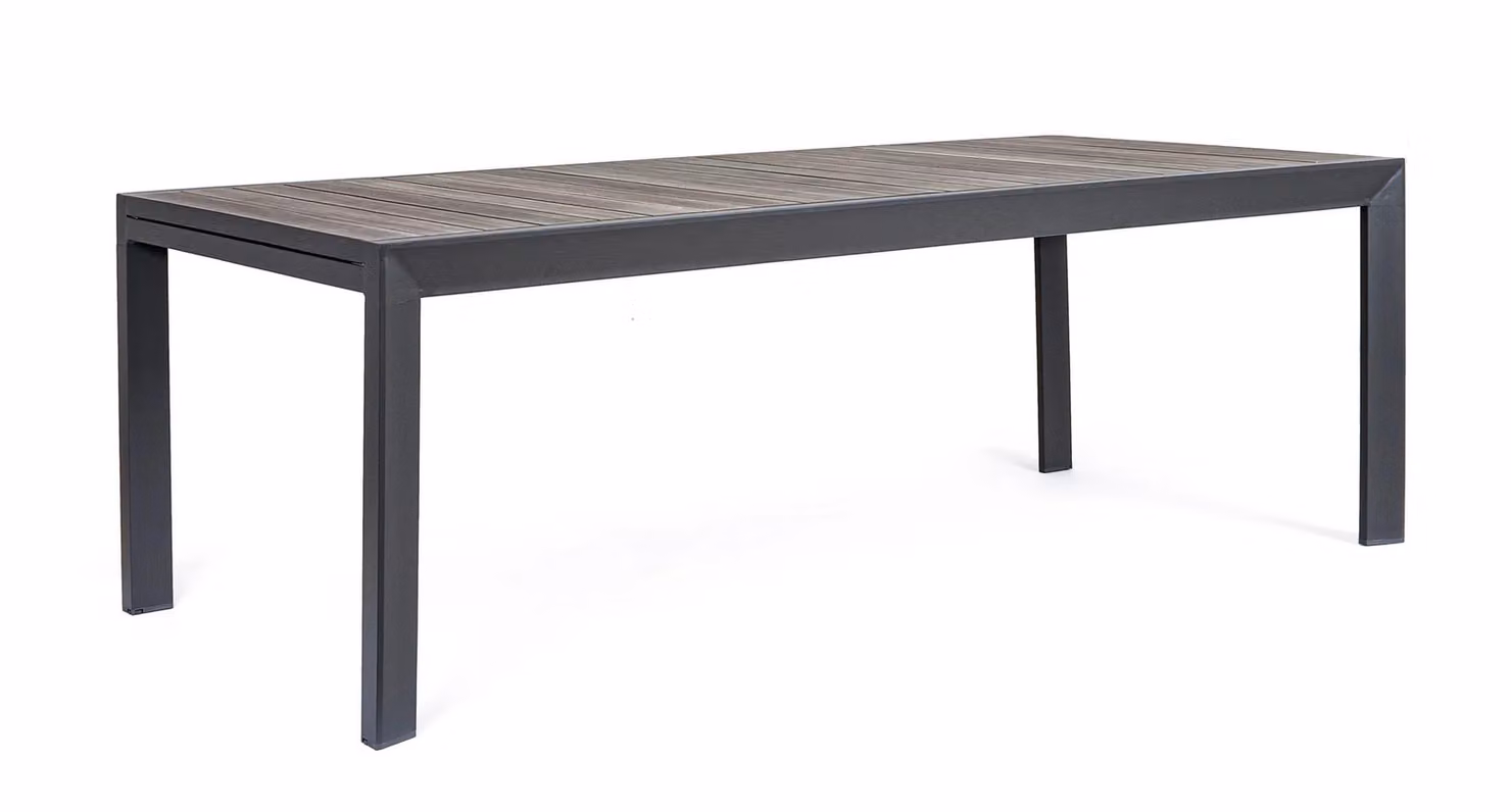 Tavolo BELMAR grigio allungabile 220/340×100 cm