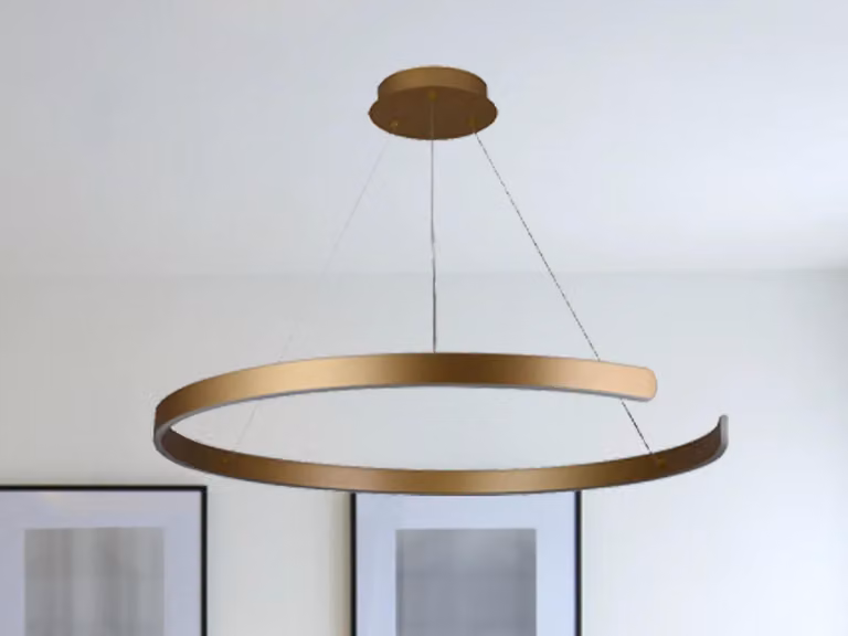Lampada a sospensione a LED con telecomando, 100W