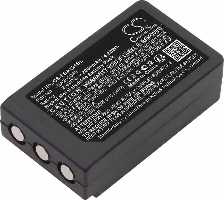 TECHTEK Batteria compatibile con [HBC] Patrol S, Radiomatic RV sostituisce BA202060