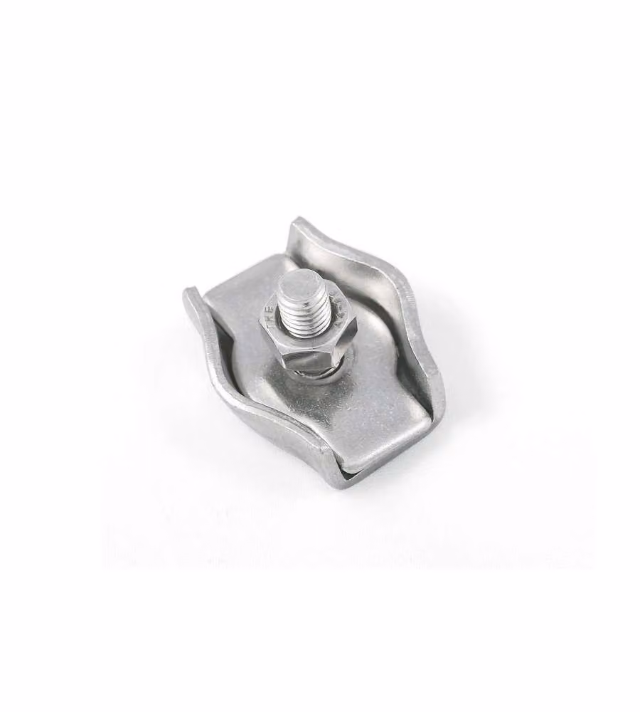 Morsetto "Simplex" per funi 8 mm. acciaio zincato