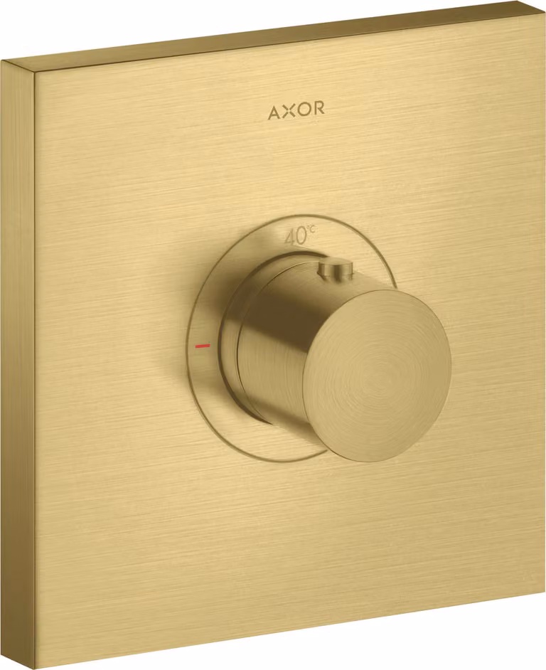 hansgrohe AXOR Starck ShowerSelect Thermostat carré à débit élevé à encastrer, 36718950, 36718950