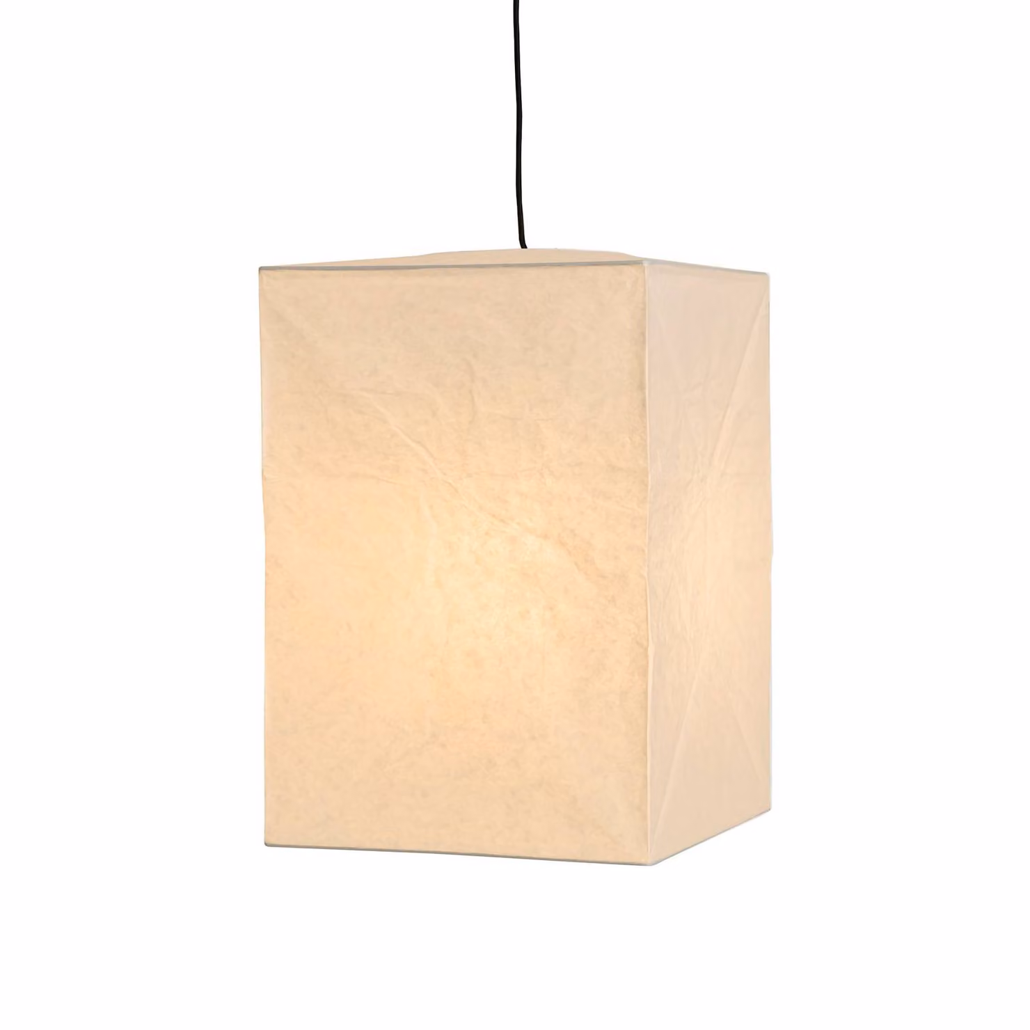 HAY Paralume Cube, altezza 55 cm, bianco, carta Cube, Bianco / Opale, Carta / Lunolit / Lunopal, Design