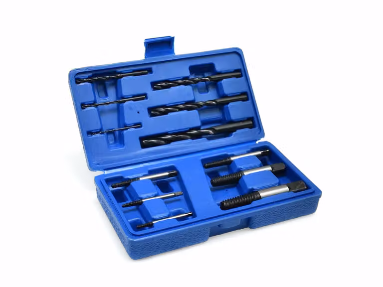 Set di estrattori di bulloni rotti con punte HSS 12 pezzi