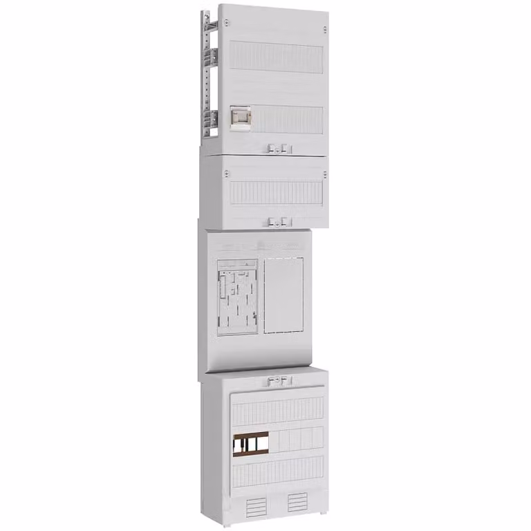 Quadro contatori ABN eHZ 1Z(44A) con sezionatore bloccabile a 5 poli, LxA: 250x1050 mm EZ17210D