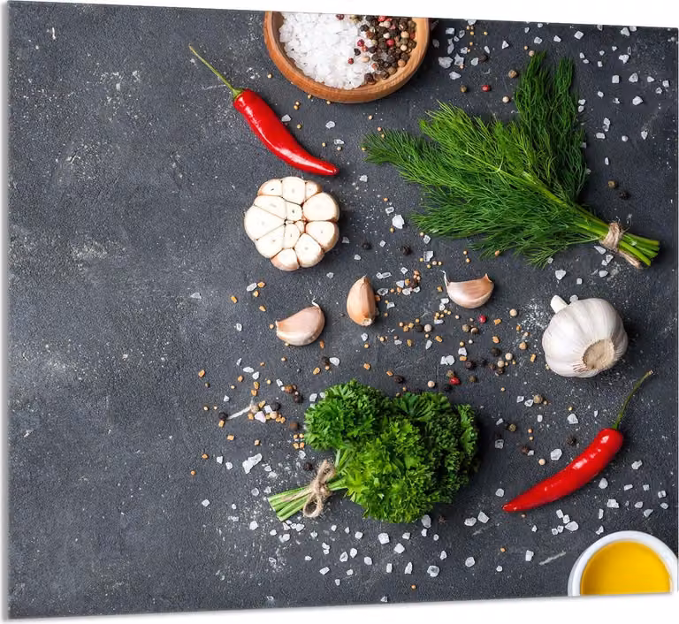 PIATTO IN VETRO PER CUCINA 65x60 ardesia
