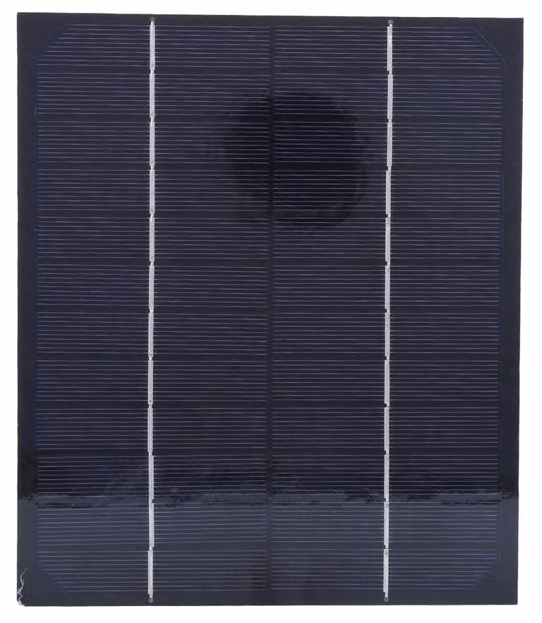 Pannello solare monocristallino da 6W, 12V, per uso esterno e campeggio