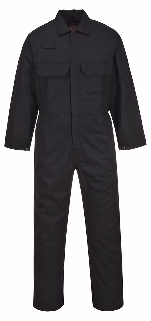 Portwest BIZ1 Tuta ignifuga Bizweld™ nera alta taglia M