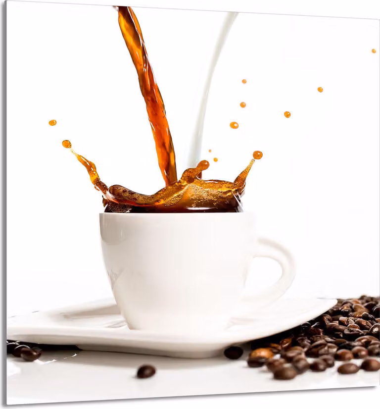 PIATTO IN VETRO PER CUCINA 60x65 Caffè
