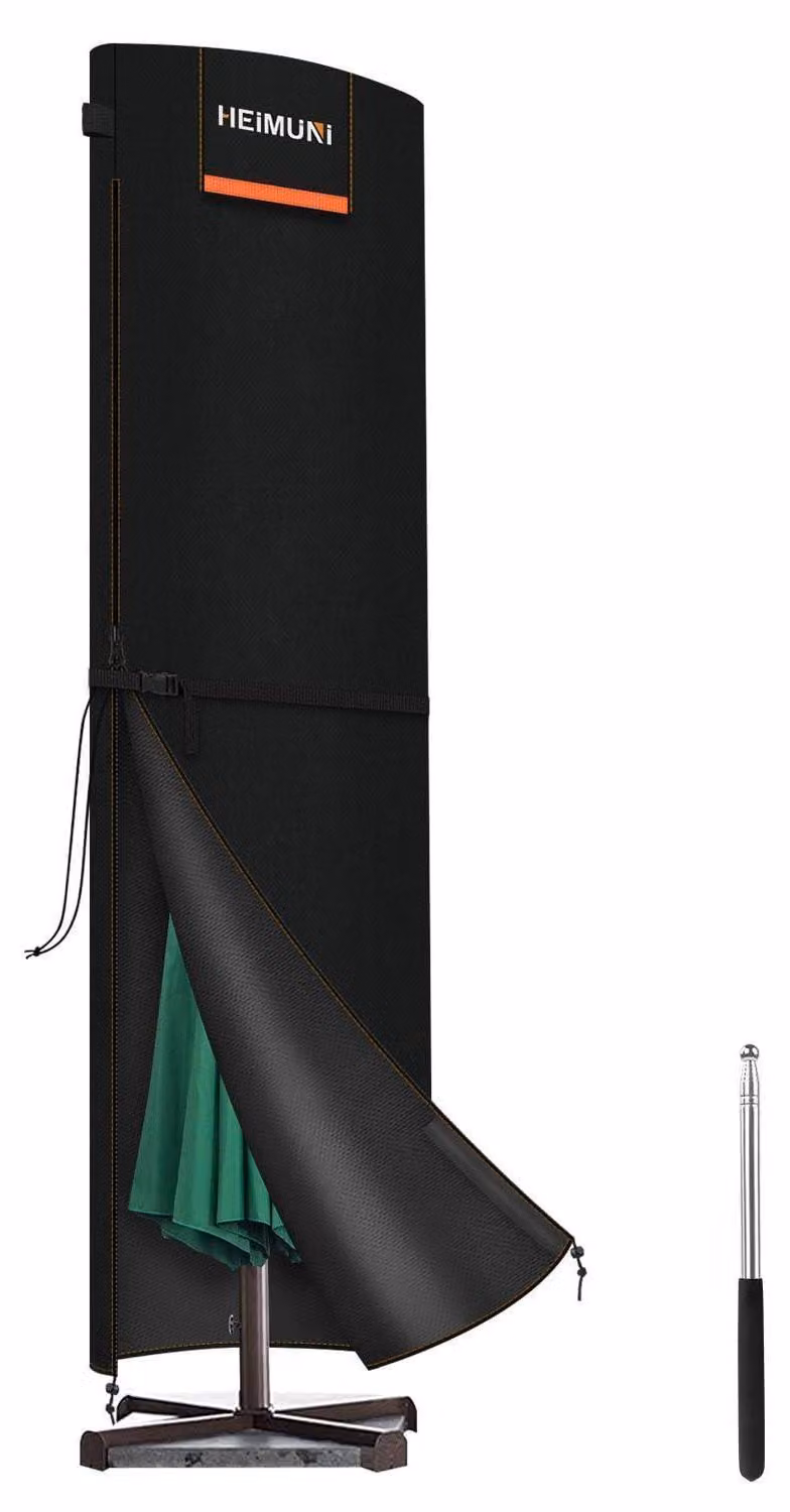 Copertura protettiva impermeabile per ombrelloni da giardino, adatta a ombrelloni di dimensioni 3-5 metri, dimensioni 280x65 cm, realizzata in tessuto Oxford 420D, resistente ai raggi UV e alle intemperie