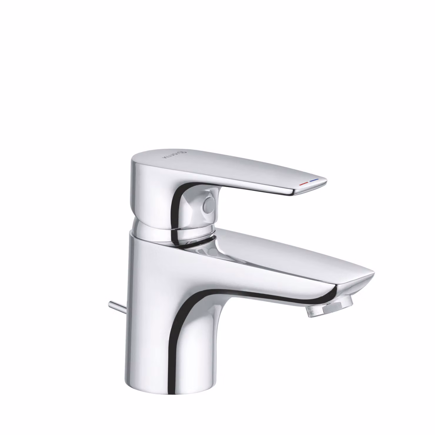 Miscelatore monocomando Kludi Pure&Solid WT 60 DN15 con set di scarico, 1 pz.