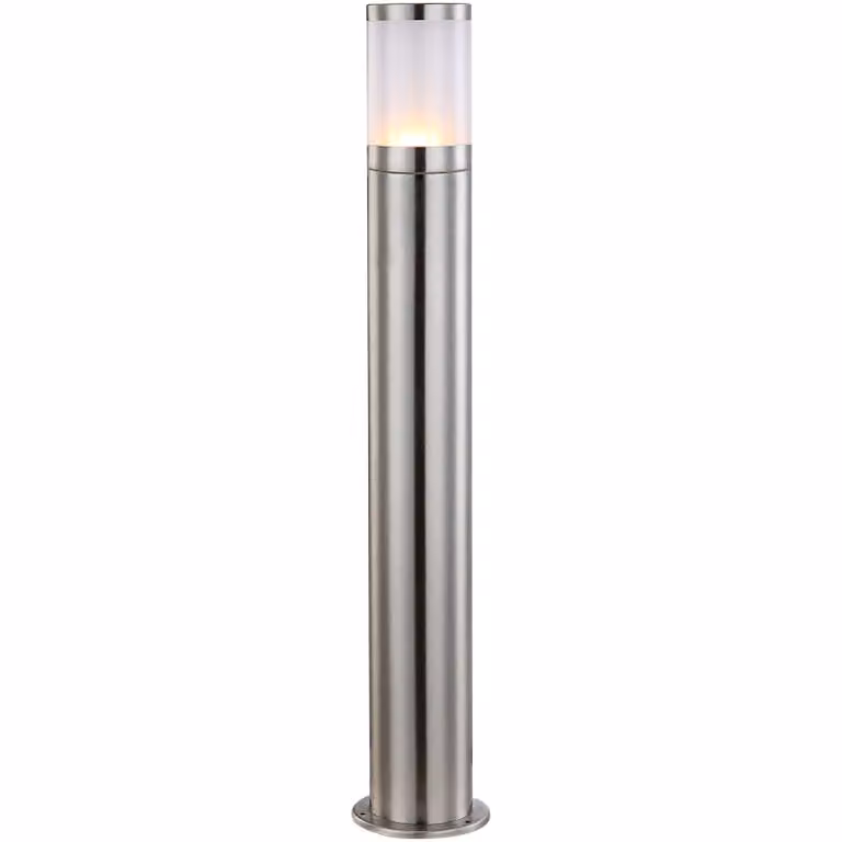 Globo Lighting luce da esterno in acciaio inox argento lucido, 1x E27