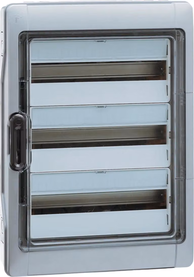 Distributore Legrand per ambienti umidi a vista, IP65, 3 file, 36 moduli, 1 pz.