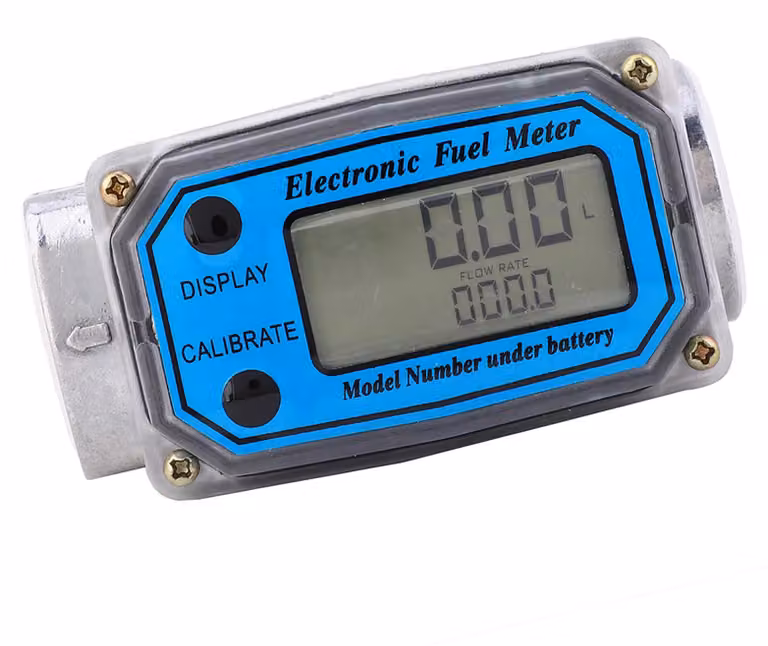 Misuratore di portata digitale per carburante e olio, da 15 a 120 litri al minuto