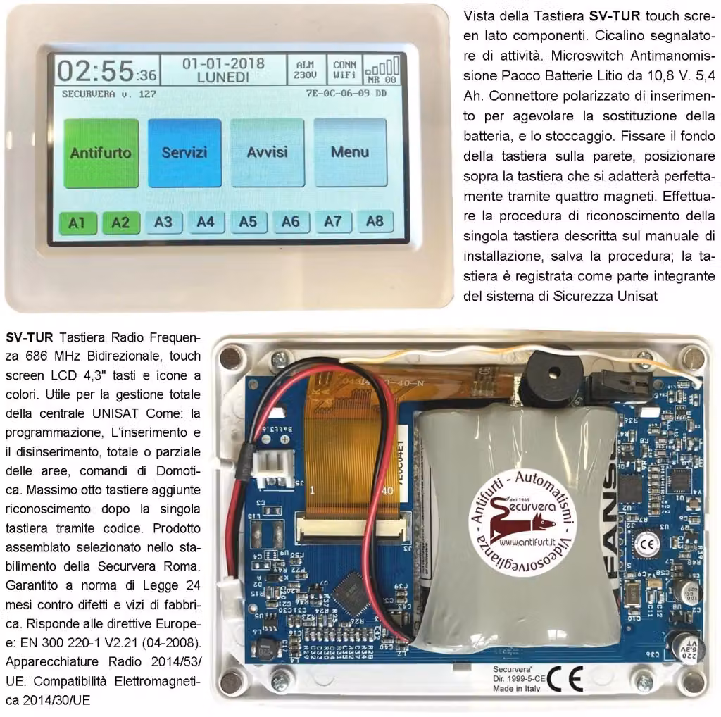 Smart Hub Securvera Bianco con Connessione WiFi e Gestione tramite App – 2