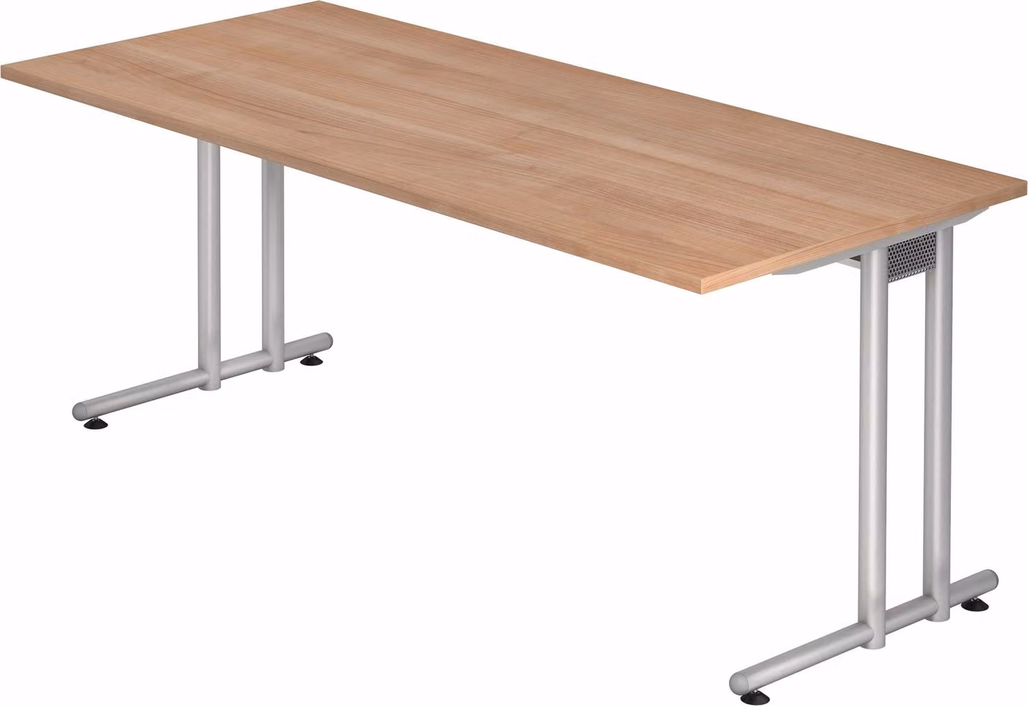 Scrivania bümö Serie N - Finitura: noce, dimensioni: 180 x 80 cm