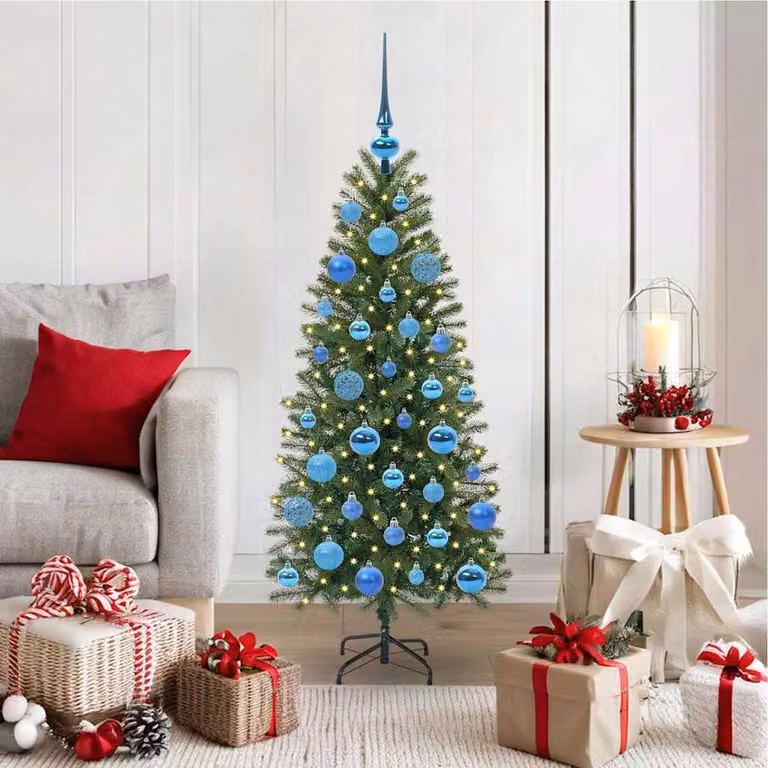 Maison Exclusive - Albero di Natale artificiale, verde, 120 cm, realizzato in PE e PVC