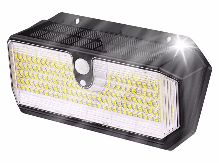 Lampada da esterno a LED e solare con sensore di movimento VIKING S282