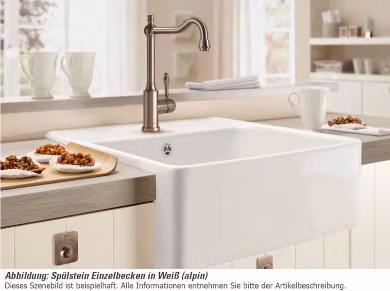 Villeroy & Boch VB Lavello a una vasca 632062 595x630 mm Steam CeramicPlus