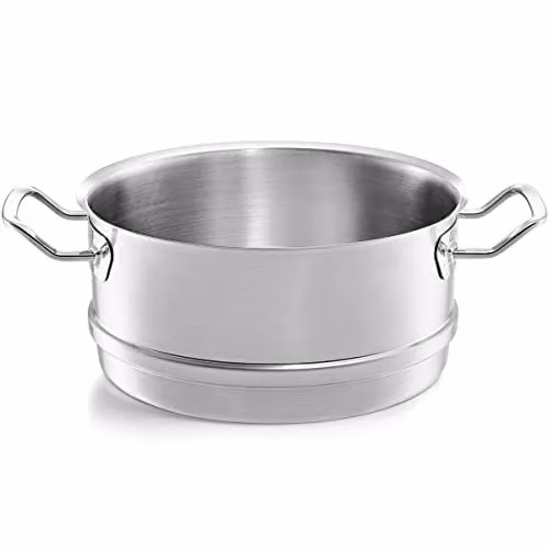 Fissler Original,Profi Collection Inserto per cottura al vapore in acciaio inox 24 cm, con fori, per cottura a induzione