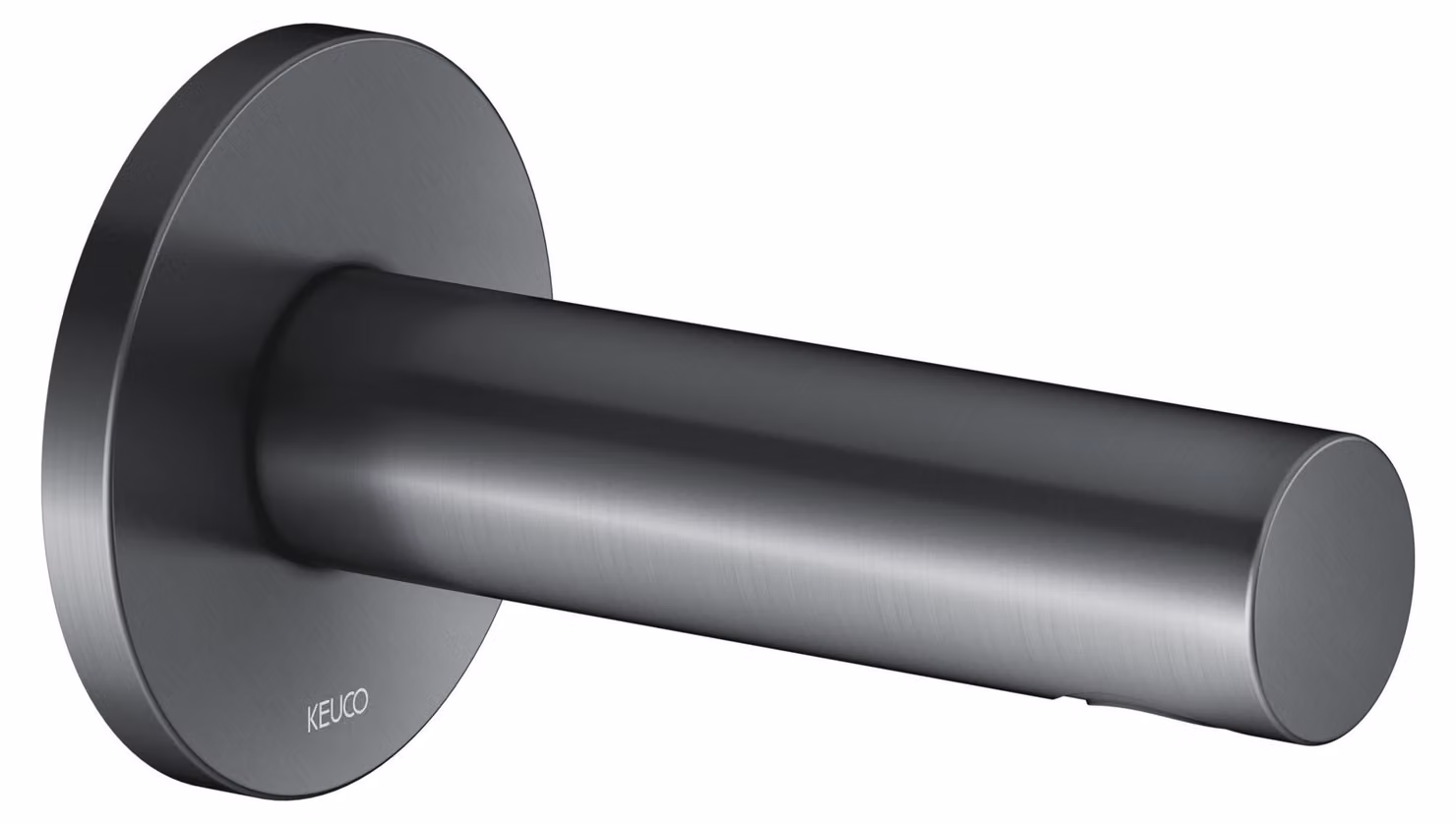 KEUCO IXMO Bec déverseur pour baignoire, rosace ronde, saillie 130mm, 59545130001, 59545130001