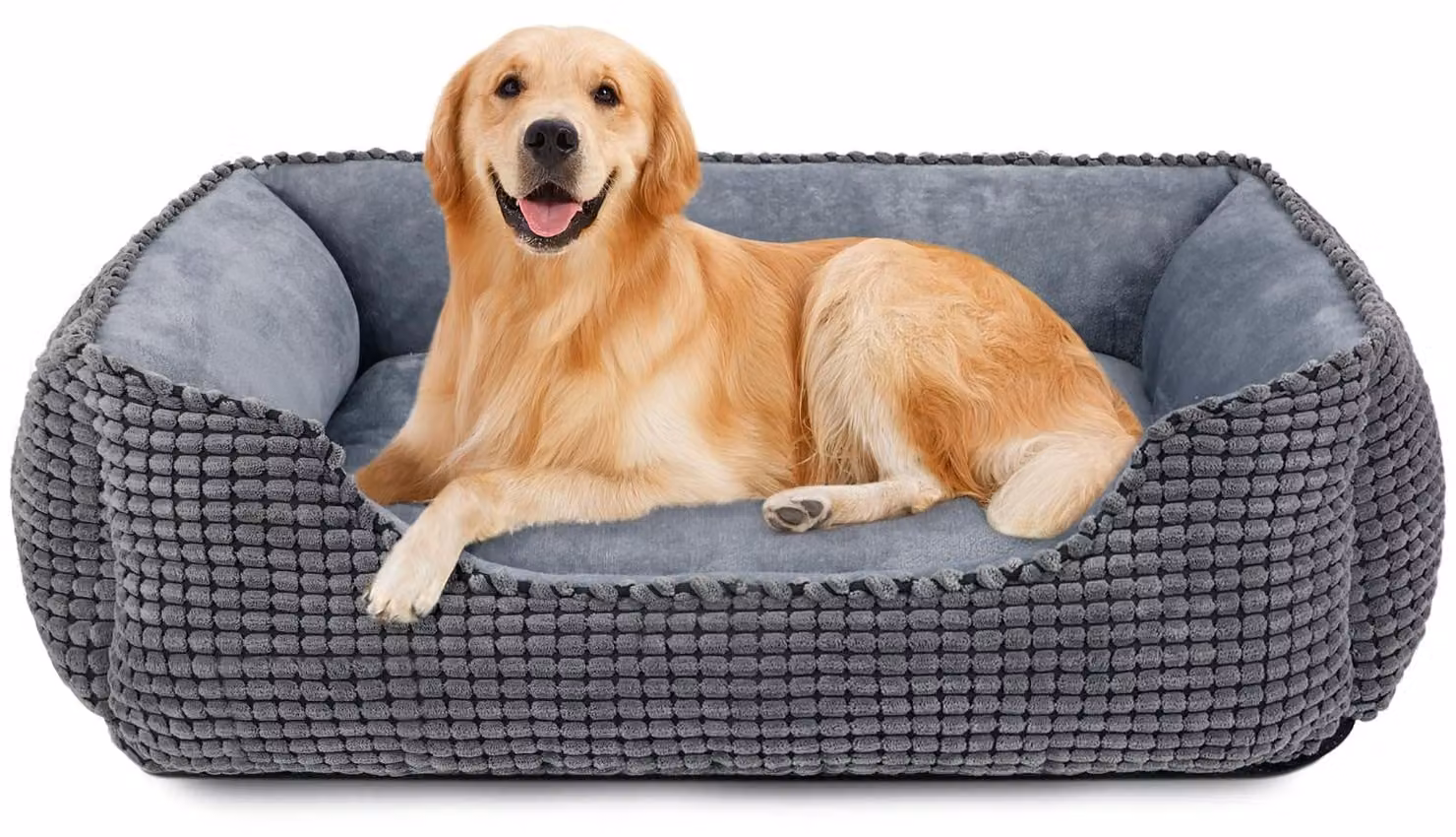Cuccia per cani lavabile, modello "Fluffy", dimensioni 89x63x23 cm
