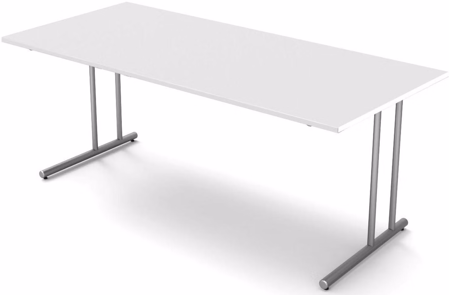 Scrivania Start Up, varie dimensioni, bianco, dimensioni piano d'appoggio:180 x 80 cm