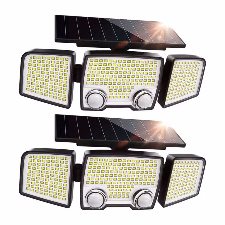 Set con 2 proiettori con sensore solare RAYLITE 800lm