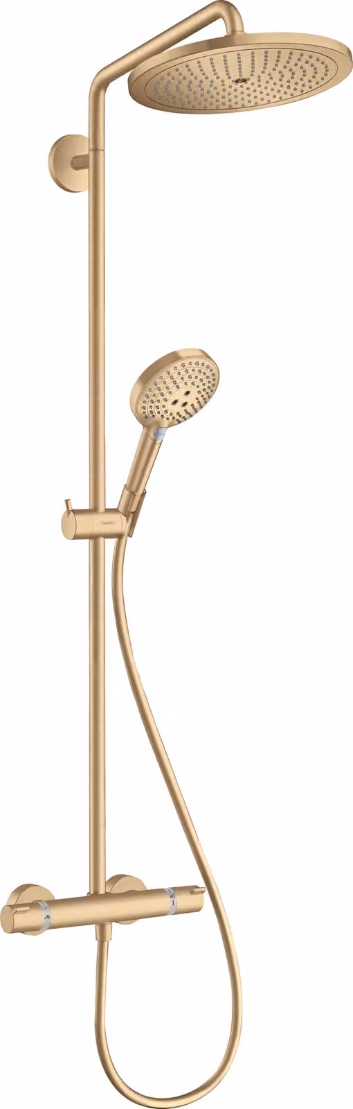 Sistema doccia Croma Select S 280, 3 getti, finitura bronzo spazzolato