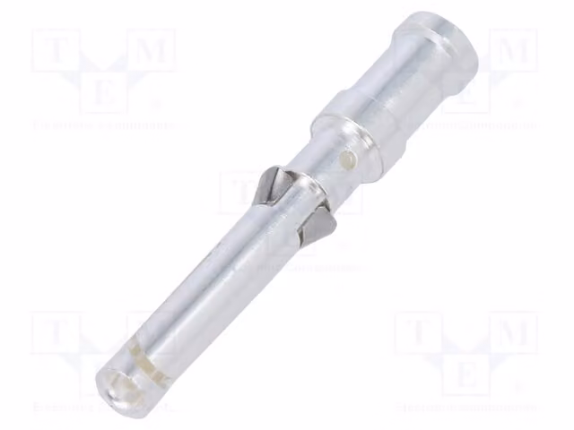 1 connettore femmina Harting, serie 1,5 mm², tipo D, per collegamento a molla, 10A, codice prodotto 09150006201