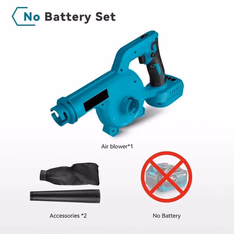 Bladblazer - Accu - Motore brushless da 1000W - 6 velocità - 15.000 giri/min - 18V - Leggero e portatile