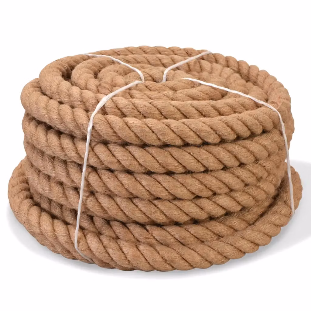 Fune in juta 100% DESIGN IN, colore beige, Diametro: 30 mm, Lunghezza: 50 m – 2