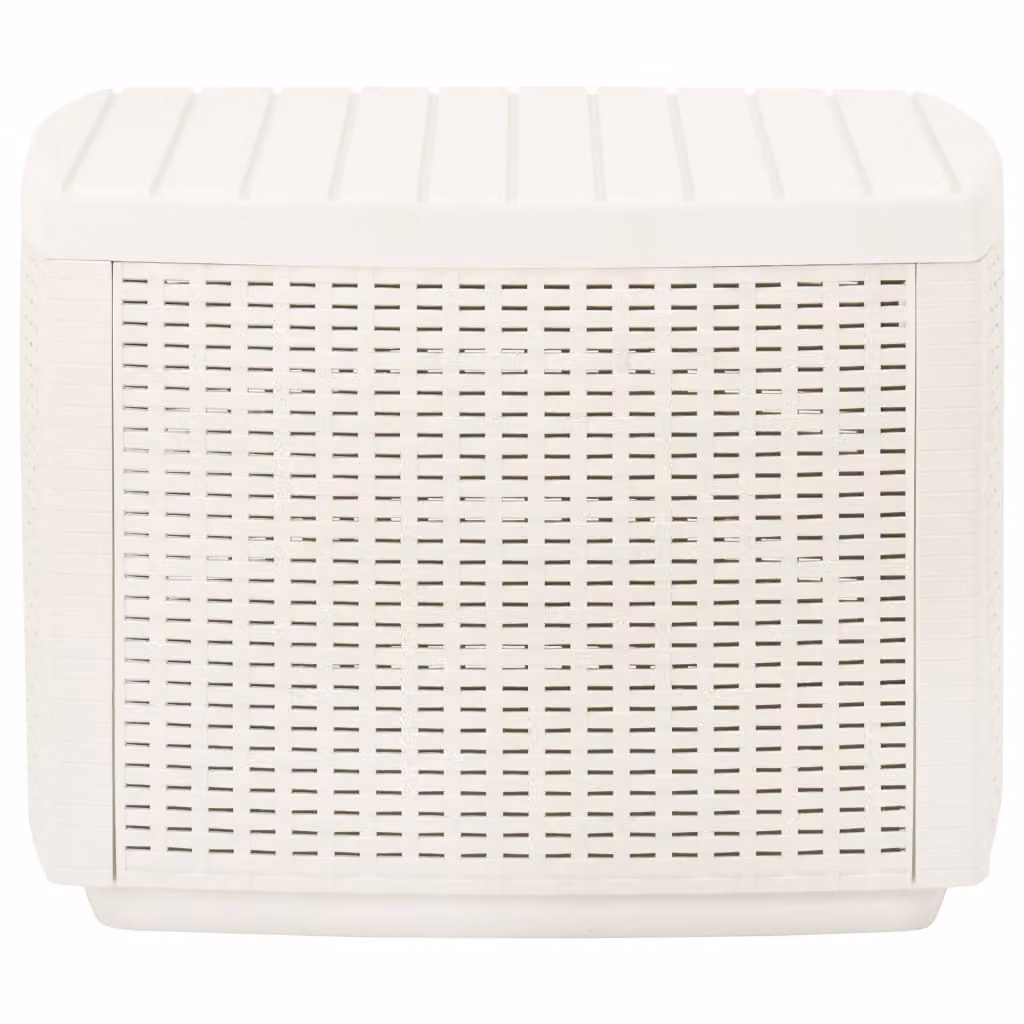 Tavolo da Giardino Bianco 53x53x40 cm in Plastica