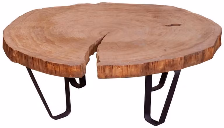 Tavolino Casa Padrino marrone/nero 110 x 95 x h. 50 cm