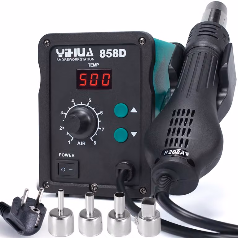 Stazione di riflusso ad aria calda da 700W per saldature SMD