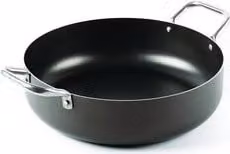 Tegame antiaderente in alluminio Chef Line Domo Grigio scuro con manici in acciaio Diametro: 32 cm