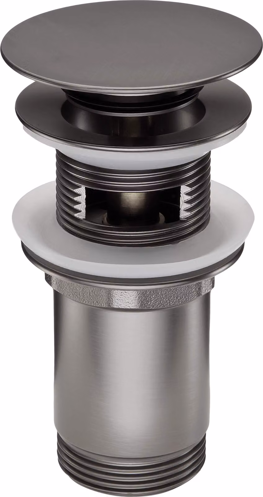 Click - clack titanio - Lavabo e bidet CLICK - KLAK, metallo - universale (NHC_D10U)