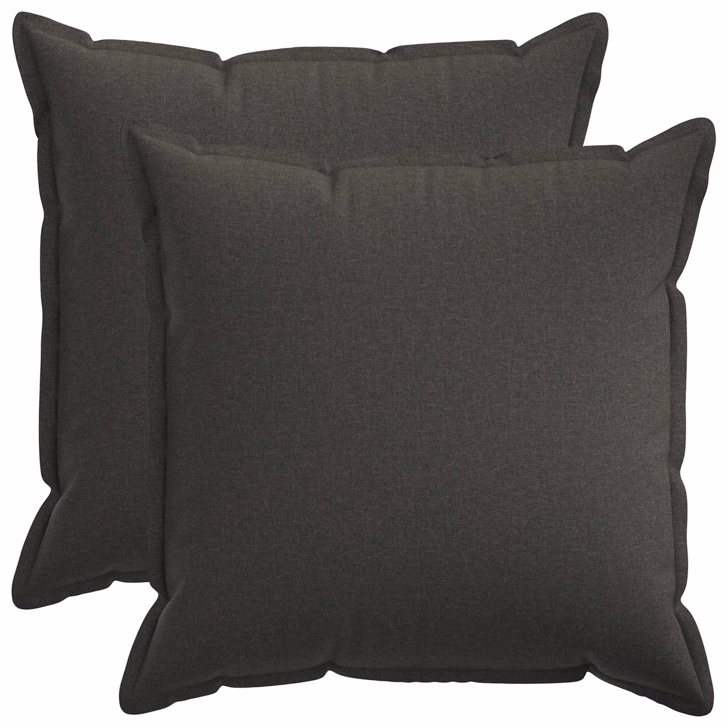 vidaXL Cuscino con cuscino HOUTEN 2 pz Grigio Scuro Lino