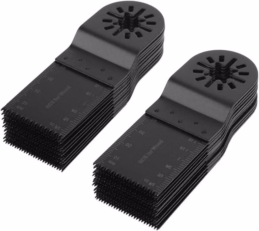 Lame per seghe multifunzione, 20 pezzi, 34 mm, universali, per utensili oscillanti
