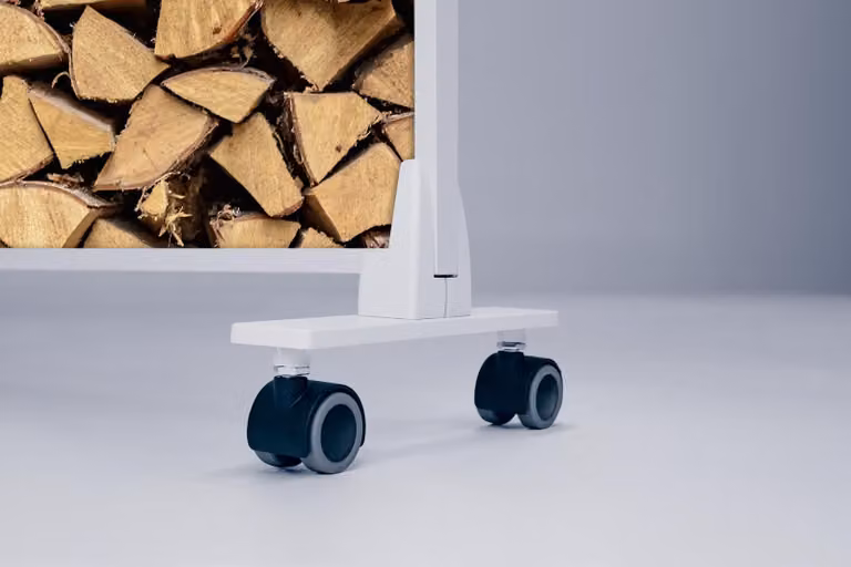 Riscaldatore a infrarossi da pavimento - 1200 Watt - Colore legno - Portatile