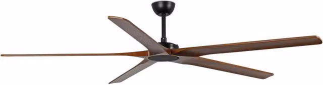 Ventilatore a soffitto BIGWOOD 24 XXL Faro Barcelona colore marrone in legno senza luce – 1