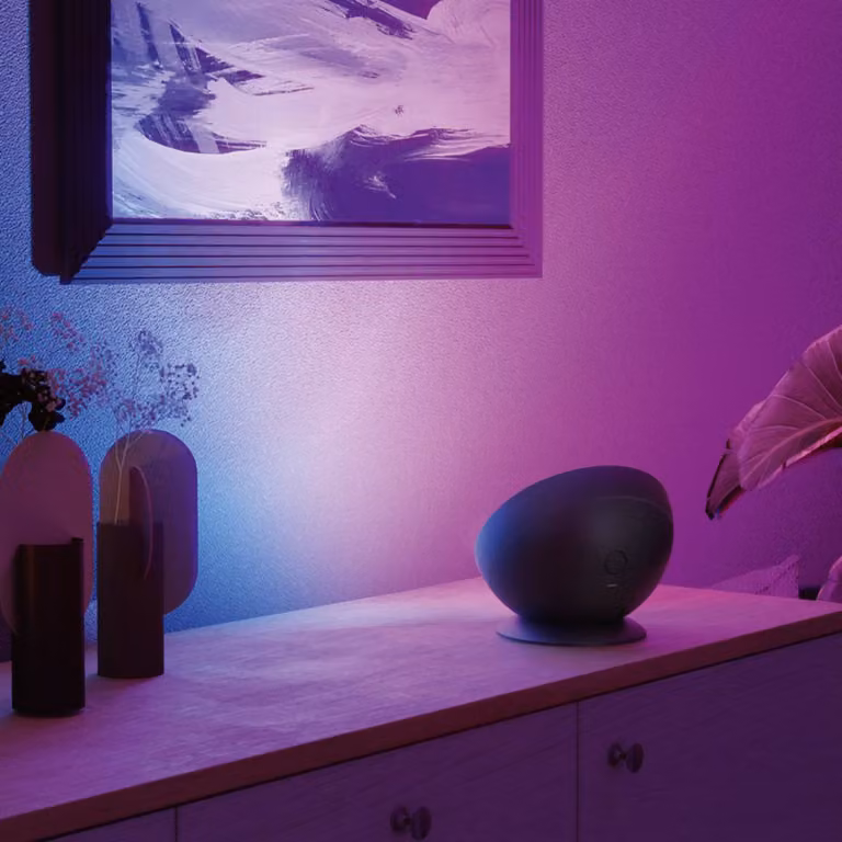 Hama Lampada da tavolo LED Smart, nera WLAN, RGBW, dimmerabile, dimmerabile, Nero, Soggiorno / Sala da pranzo, Plastica, Moderno