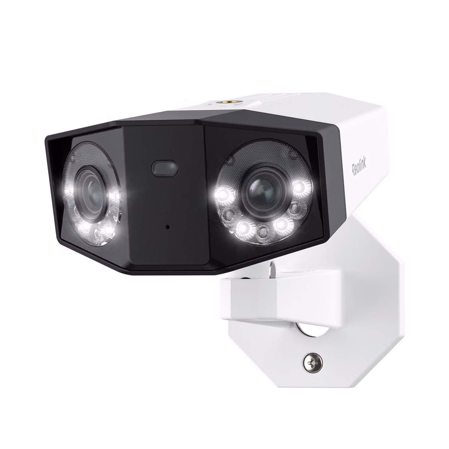 Reolink Duo 2 PoE, telecamera di sorveglianza per esterni 4K 8MP a doppia lente PoE, panoramica a 180°, rilevamento persone/veicoli/animali, visione notturna a colori, audio a 2 vie