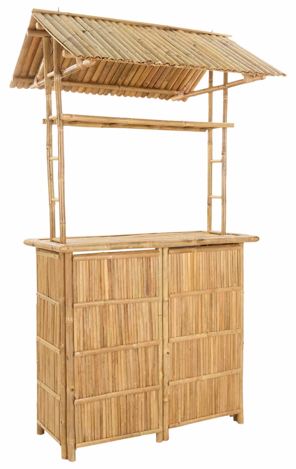 Tavolo da bar da esterno Naturale 115 x 95 x 214 cm Bambù