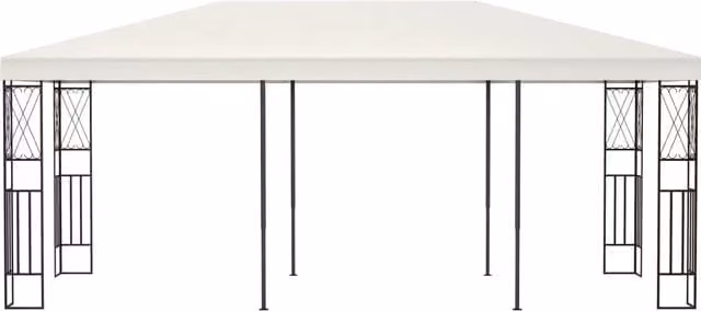 Gazebo 3x6 m Crema in Tessuto 48009