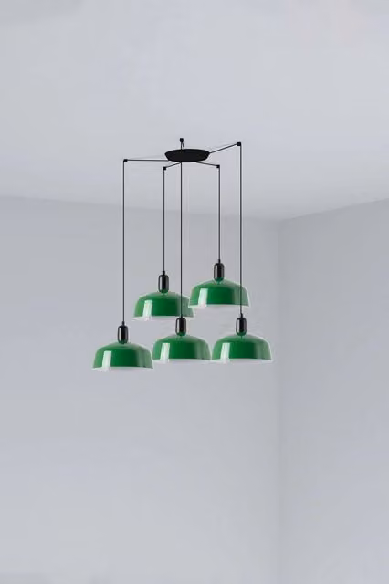 TATAWIN M metallo 5L Lampada sospensione verde