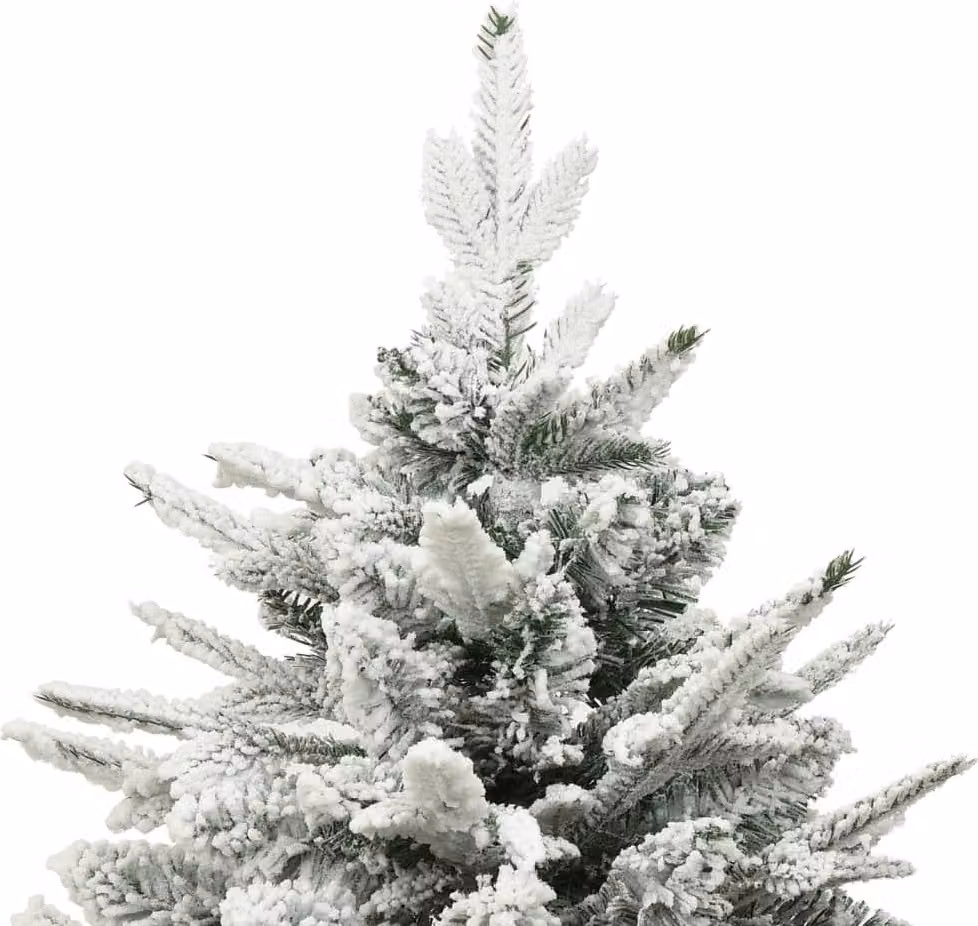 Maison Exclusive - Albero di Natale artificiale con effetto neve, verde, 180 cm, PVC/PE
