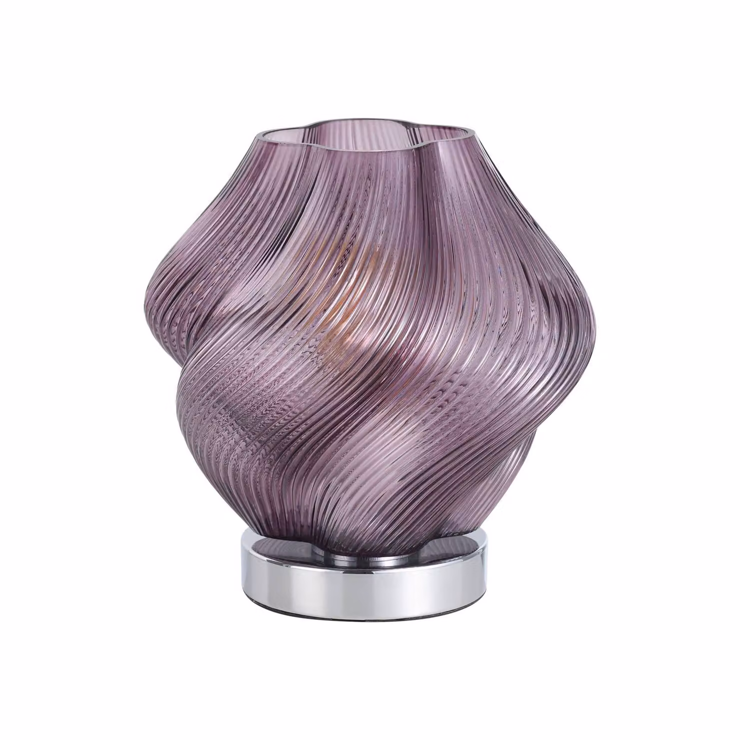 EGLO Lampada da tavolo Meliciano, Violetto / Fucsia / Rosa, Soggiorno / Sala da pranzo, Vetro, Lampada da tavolo