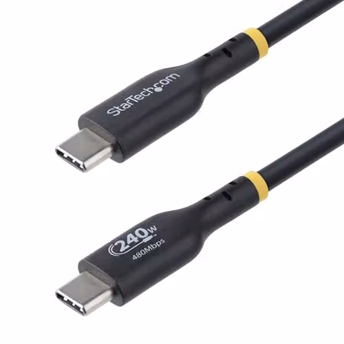 StarTech Cavo USB-C 4m, PD EPR 240W 5A, USB-IF, Nero (USB2EPR4M)